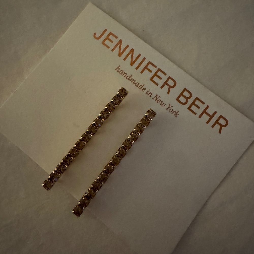 Jennifer Behr Gwen Bobby Pin Set - Golden